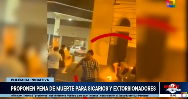 Proponen pena de muerte para sicarios y extorsionadores